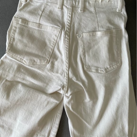 H&M High Waist White Jupe Culotte Size 2 - Picture 3 of 5